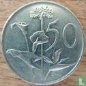 Afrique du Sud 50 cents 1974 - Image 2