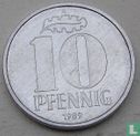 GDR 10 pfennig 1989 - Image 1