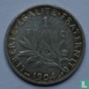 Frankrijk 1 franc 1904 - Afbeelding 1