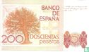 Spanje 200 Pesetas W / O SERIAL - Afbeelding 2