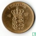 Denemarken 1 krone 1957 - Afbeelding 1