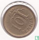 Finlande 10 penniä 1966 - Image 2