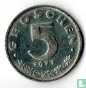 Autriche 5 groschen de 1971 (BE) - Image 1