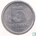 GDR 5 pfennig 1981 - Image 1