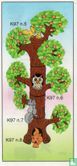 Eekhoorn op boomstam - Afbeelding 2