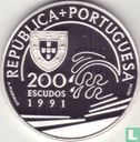 Portugal 200 escudos 1991 (silver) "Columbus and Portugal" - Image 1