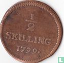 Sweden ½ skilling 1799 - Image 1