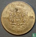 Thailand 10 satang 1950 (BE2493 - aluminium-brons)