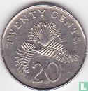 Singapour 20 cents 1996 - Image 2