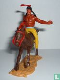 Indian with dagger on horseback - Image 1