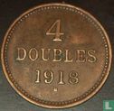 Guernesey 4 doubles 1918 - Image 1