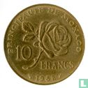 Monaco 10 francs 1982 "Death of Princess Grace" - Image 1