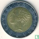 Italië 500 lire 1987 (bimetaal - type 2) - Afbeelding 2