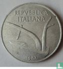 Italië 10 lire 1987 - Afbeelding 1