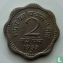 India 2 naye paise 1957 (Bombay) - Afbeelding 1