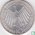 Germany 10 mark 1972 (F - type 2) "Summer Olympics in Munich - Spiraling symbol" - Image 2