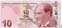 Turkey 10 Lira ND (2009/L1970) - Image 1