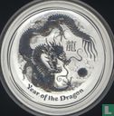Australie 2 dollars 2012 (non coloré) "Year of the Dragon" - Image 2
