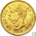 Italië 20 lire 1880 - Afbeelding 1