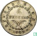 Barcelona 5 pesetas 1809 - Afbeelding 1