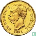 Italië 20 lire 1881 - Afbeelding 1