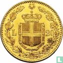 Italy 20 lire 1881 - Image 2