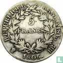 France 5 francs 1806 (BB) - Image 1
