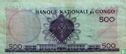Congo 500 Francs  - Afbeelding 2