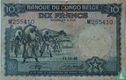 Belgisch Congo 10 Francs   - Afbeelding 1