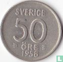 Schweden 50 Öre 1958 - Bild 1