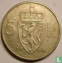 Norvège 5 kroner 1966 - Image 1