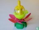 Ruimteschip-bloem met alien