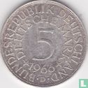 Allemagne 5 mark 1966 (D) - Image 1