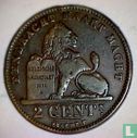 Belgique 2 centimes 1909 (NLD) - Image 2