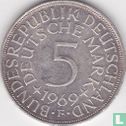 Duitsland 5 mark 1969 (F) - Afbeelding 1