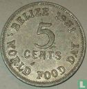 Belize 5 cents 1981 "FAO - World Food Day 1981" - Image 1