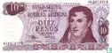 Argentinië 10 Pesos 1970 - Afbeelding 1