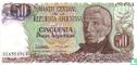 Argentine 50 Pesos Argentinos 1983 - Image 1