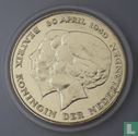Nederland 2½ gulden 1980 "dubbelkop" (Verguld) - Afbeelding 2