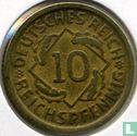 Empire allemand 10 reichspfennig 1925 (D) - Image 2