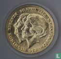 Nederland 1 gulden 1980 "dubbelkop" (verguld) - Image 2