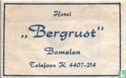 Hotel "Bergrust" - Afbeelding 1