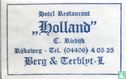 Hotel Restaurant "Holland" - Bild 1