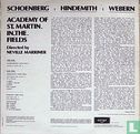Schoenberg : Hindemith: Webern - Afbeelding 2