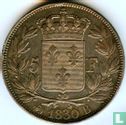 France 5 francs 1830 (Charles X - B) - Image 1