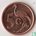 South Africa 5 cents 2010 - Image 2