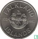 Falklandeilanden 50 pence 1983 "150th anniversary of British rule" - Afbeelding 1