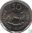 Falklandeilanden 50 pence 1985 - Afbeelding 1
