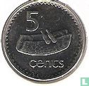 Fiji 5 cents 1998 - Image 2