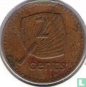 Fiji 2 cents 1973 - Image 2